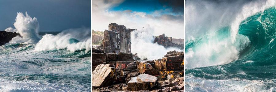 Sample Wave Action near Bombo NSW