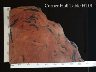 Corner Table - Part of a larger burl